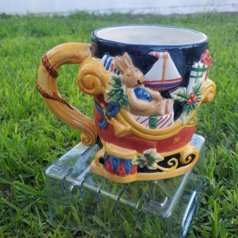 Certified International Ceramic Mug with Toy Design